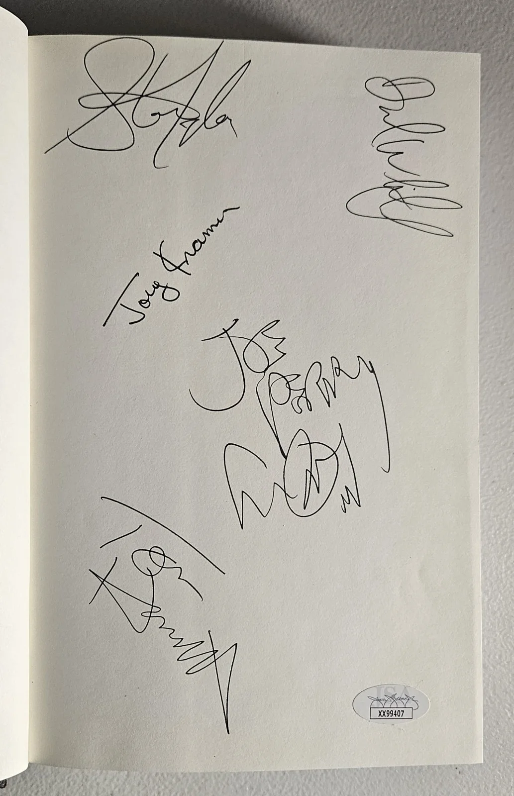 AEROSMITH Complete X5 Signed Book Walk This Way JSA COA Steven Tyler Joe Perry, image 5