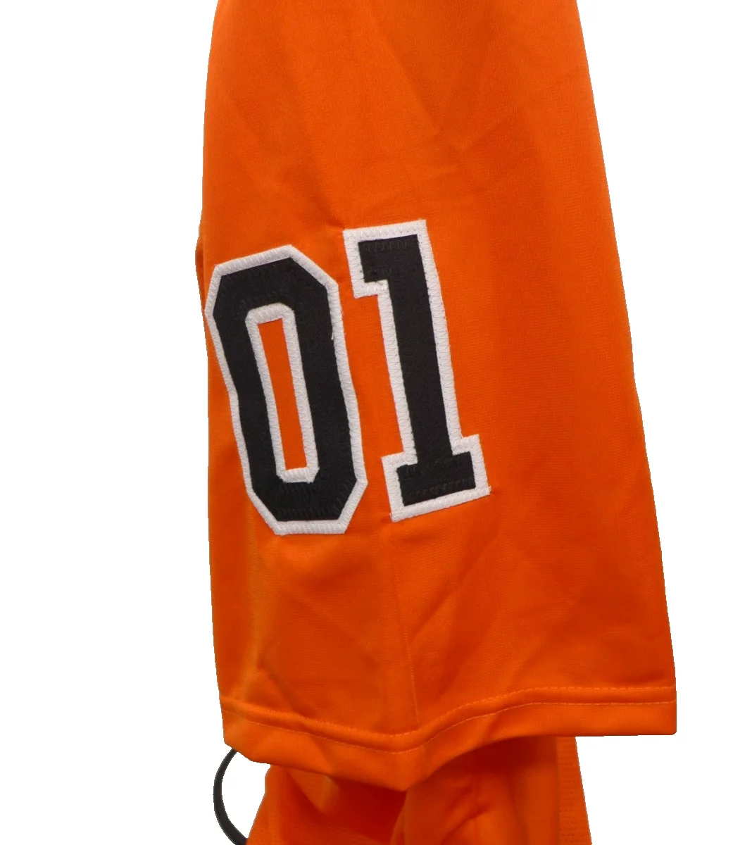 Dukes of Hazzard Orange XL Jersey "01" 3 Autographs Authenticated by JSA, image 3