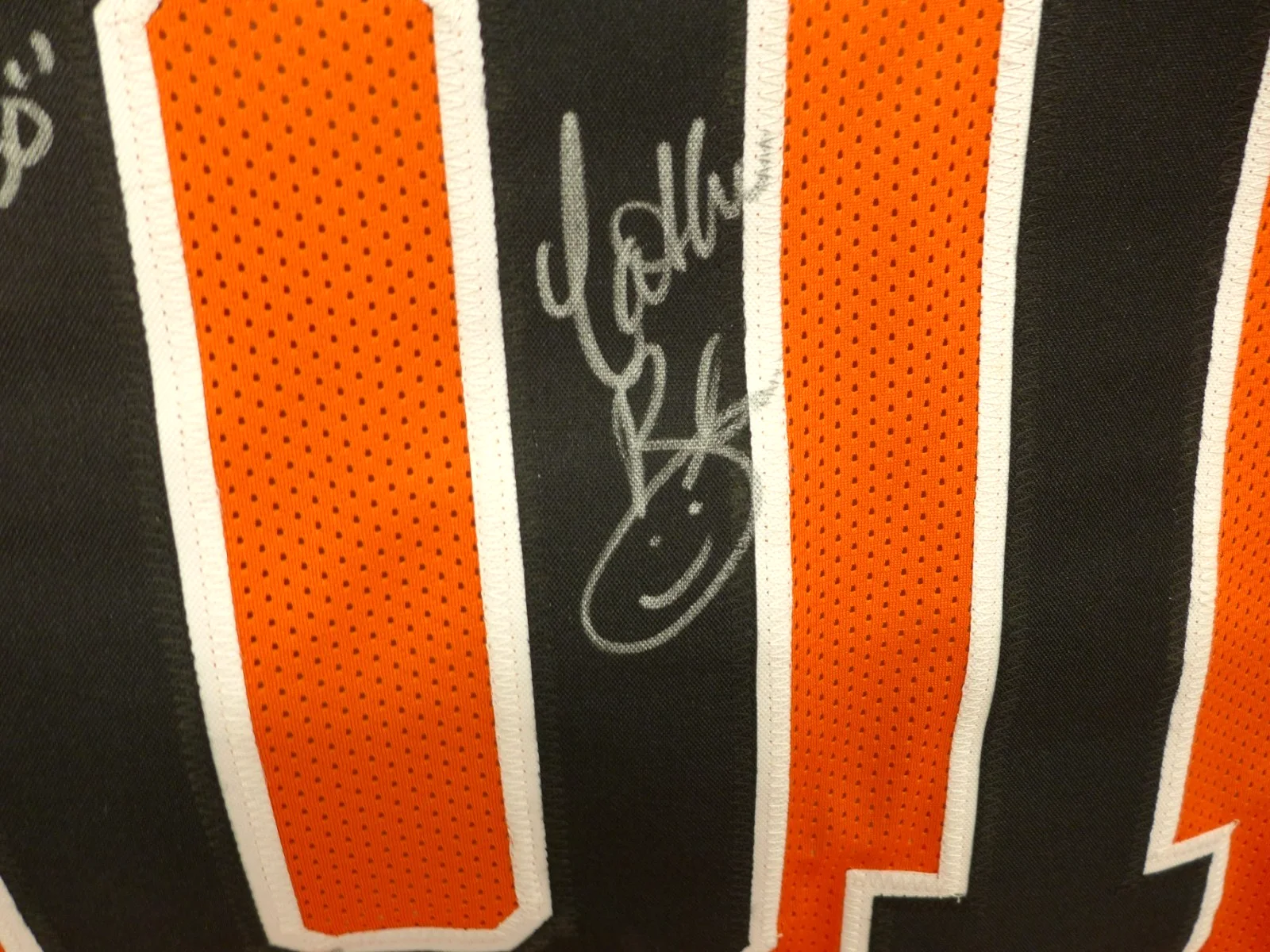 Dukes of Hazzard Orange XL Jersey "01" 3 Autographs Authenticated by JSA, image 5