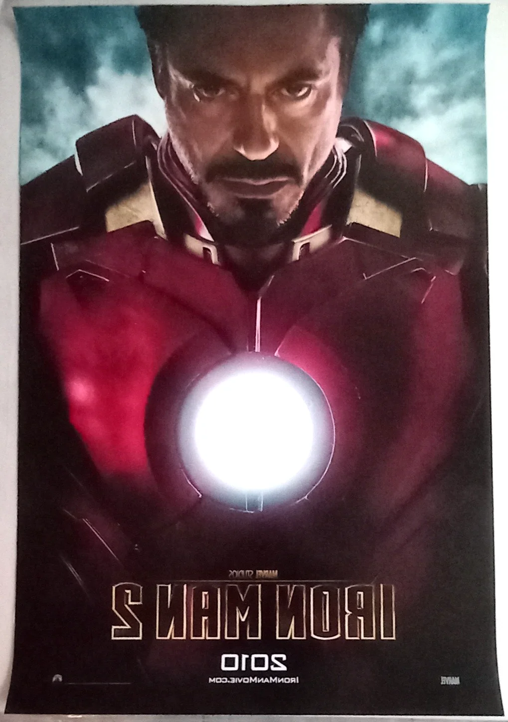 Iron Man 2 (2010) Original D/S Advance One-Sheet Cinema Poster, image 2