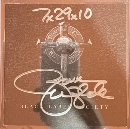 Zakk Wylde — ZAKK WYLDE SIGNED AUTOGRAPHED CD COVER ENCAPSULATED BLACK LABEL SOCIETY PSA COA, image 2