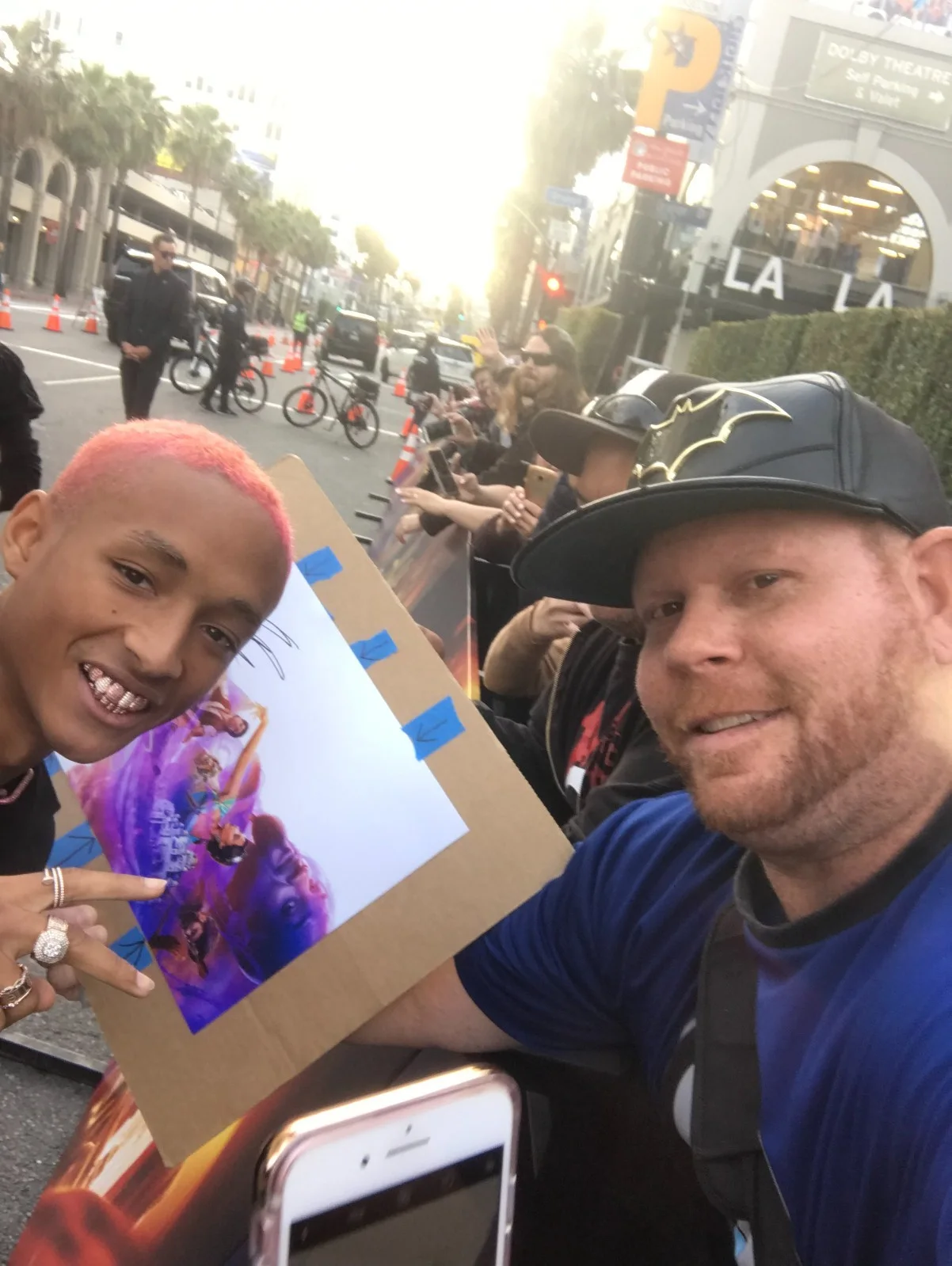 JADEN SMITH — Jaden Smith The Karate Kid matted signed index card with photo 11x17 #1 Dre, изображение 4
