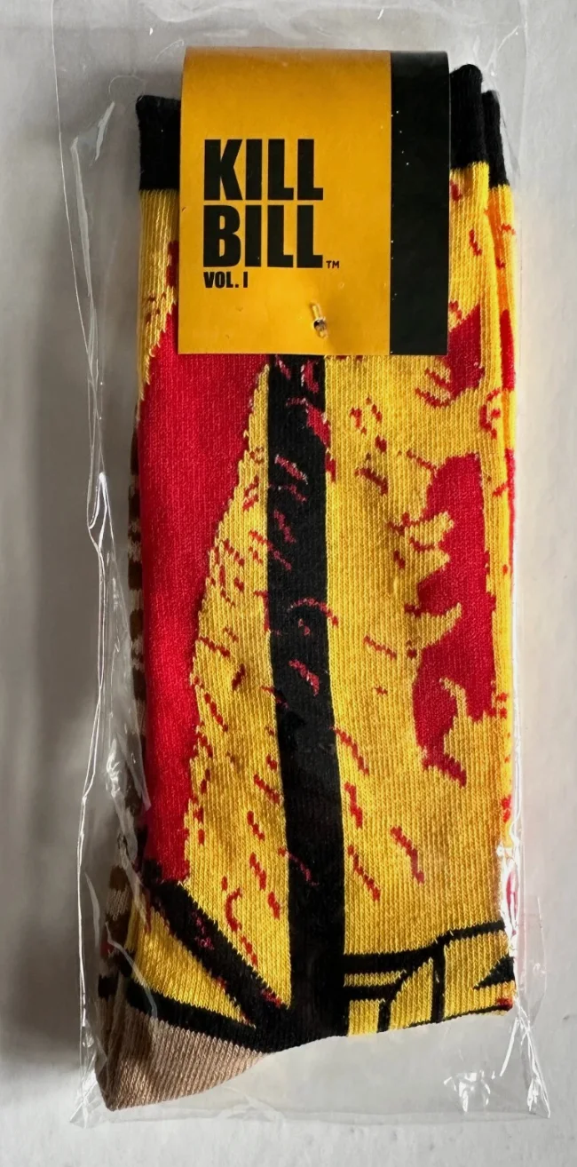 KILL BILL - V1 Bride Loot Crate Exclusive Socks. Unisex Socks. New and Sealed, изображение 4