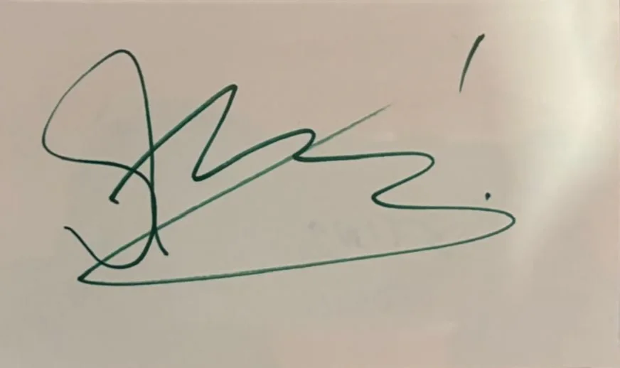 Sting — STING SIGNED INDEX CARD PSA ENCAPSULATED THE POLICE EVERY BREATH YOU TAKE RARE B, изображение 2