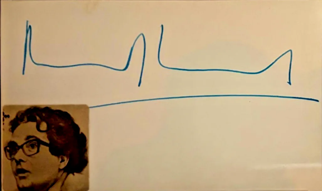 Michel Legrand — MICHEL LEGRAND SIGNED INDEX CARD ENCAPSULATED PSA THE WINDMILLS OF YOUR MIND, изображение 2