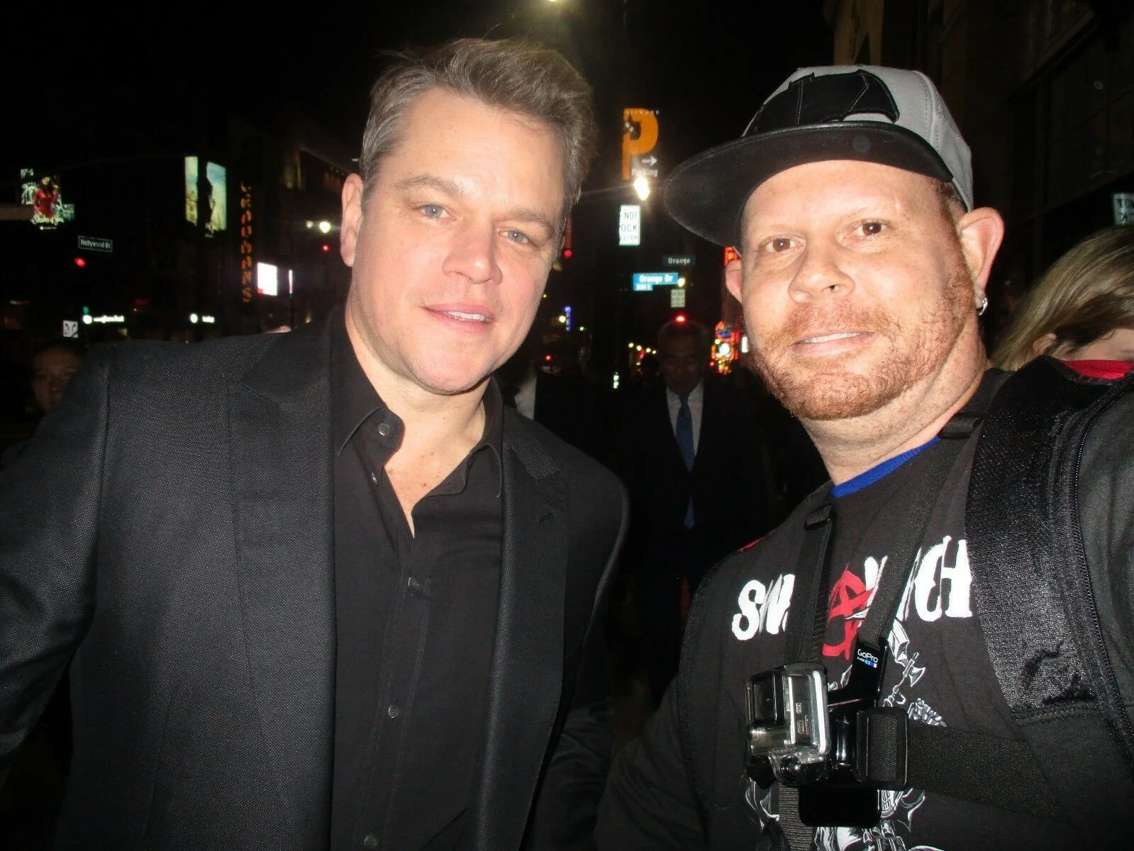 MATT DAMON — Matt Damon Saving Private Ryan matted signed index card with photo 11x17 #2, изображение 3
