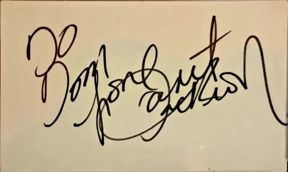 Janet Jackson — JANET JACKSON SIGNED INDEX CARD ENCAPSULATED PSA THAT'S THE WAY LOVE GOES, изображение 2