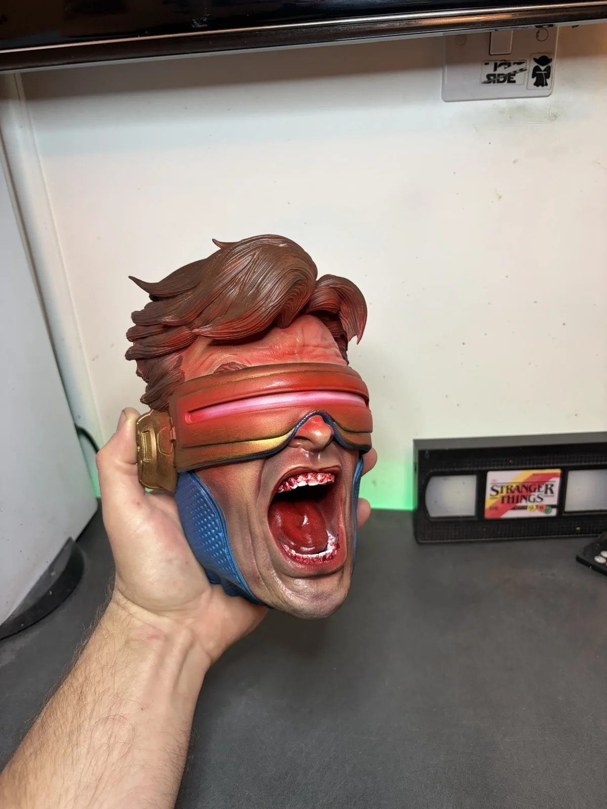 Cyclops 3D Printed Wall Bust (bloodied), image 2