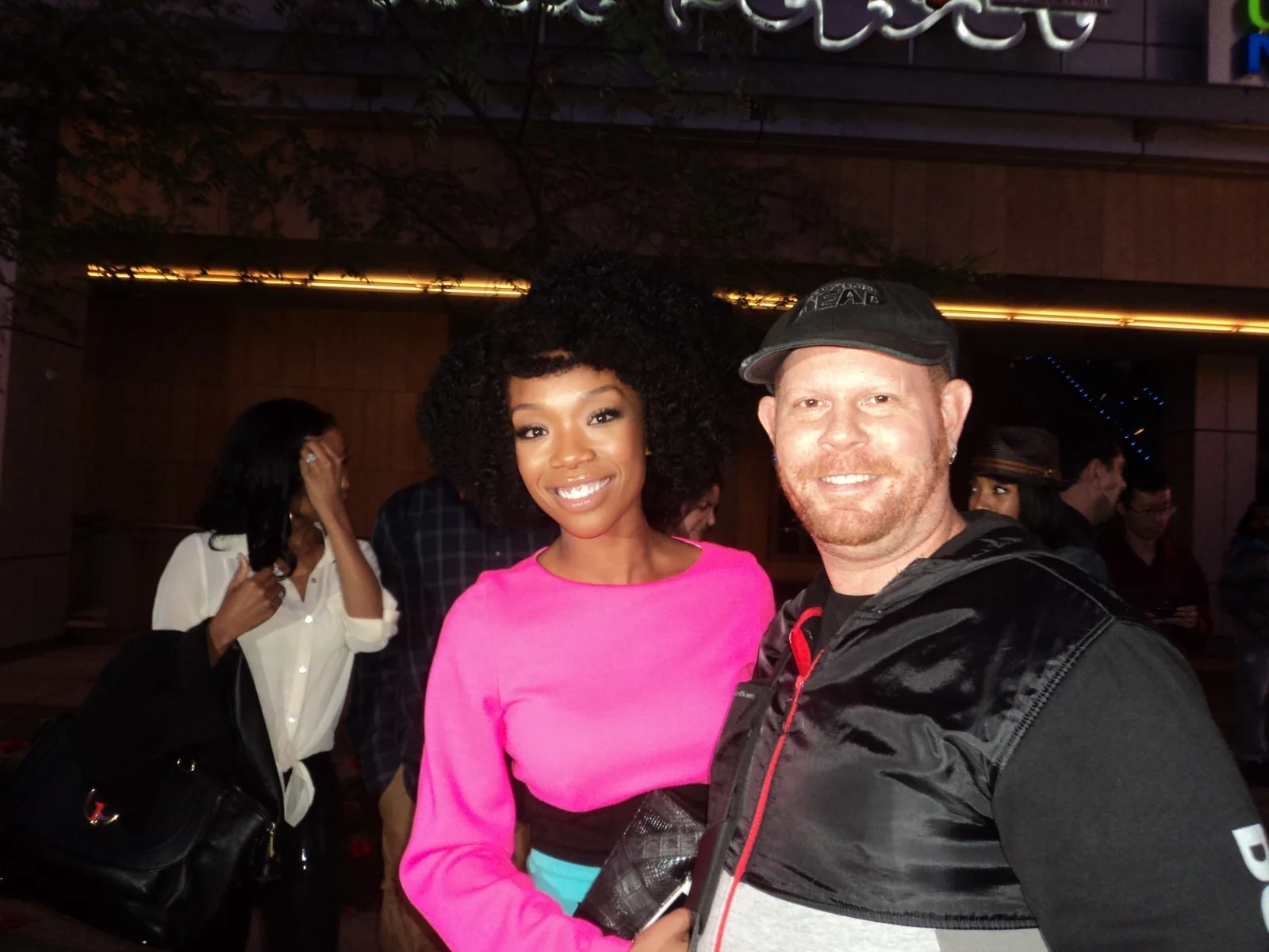 Brandy Norwood matted signed index card with photo 11x17 #1, изображение 3