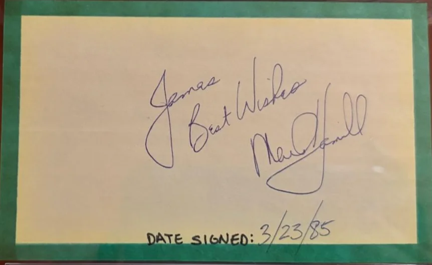Mark Hamill — MARK HAMILL SIGNED INDEX CARD ENCAPSULATED PSA RARE LUKE SKYWALKER STAR WARS, изображение 2