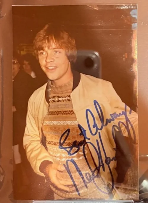 Mark Hamill — MARK HAMILL SIGNED PHOTOGRAPH ENCAPSULATED PSA LUKE SKYWALKER STAR WARS HAN SOLO, изображение 2