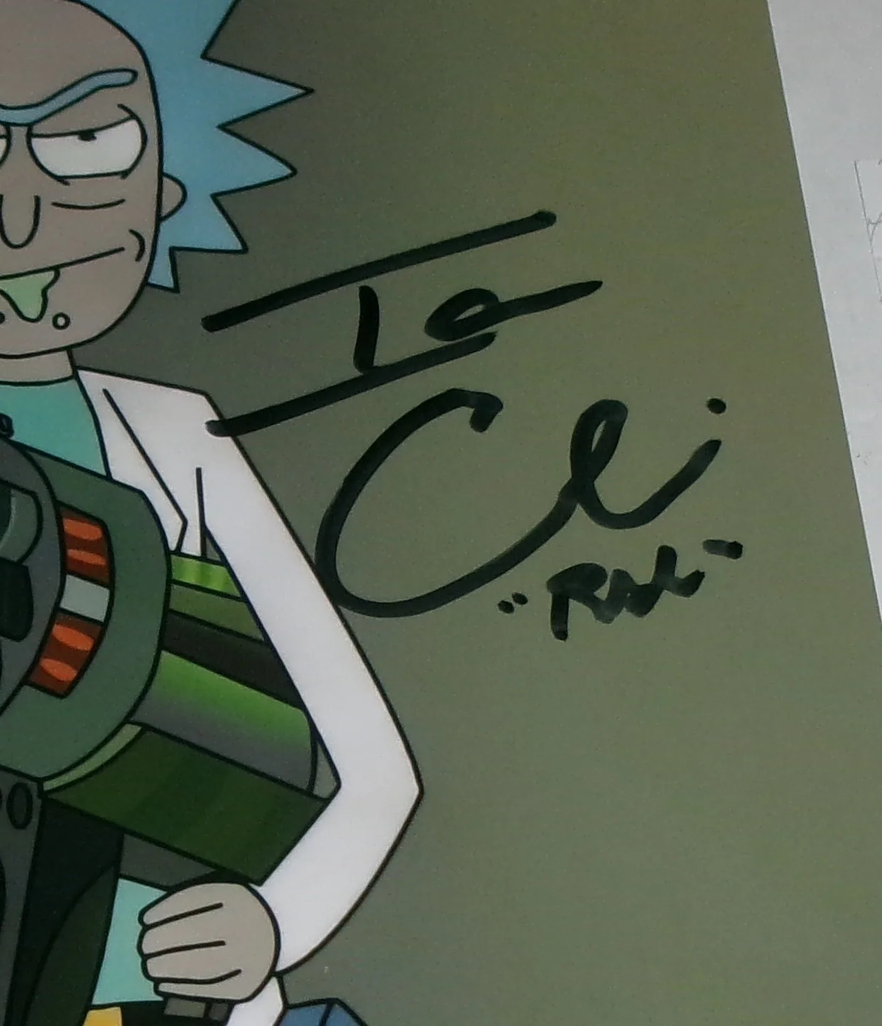 Ian Cardoni — Ian Cardoni Signed 8x10 Photo JSA CERT Voice of Rick on TVs "Rick & Morty" Show, изображение 2