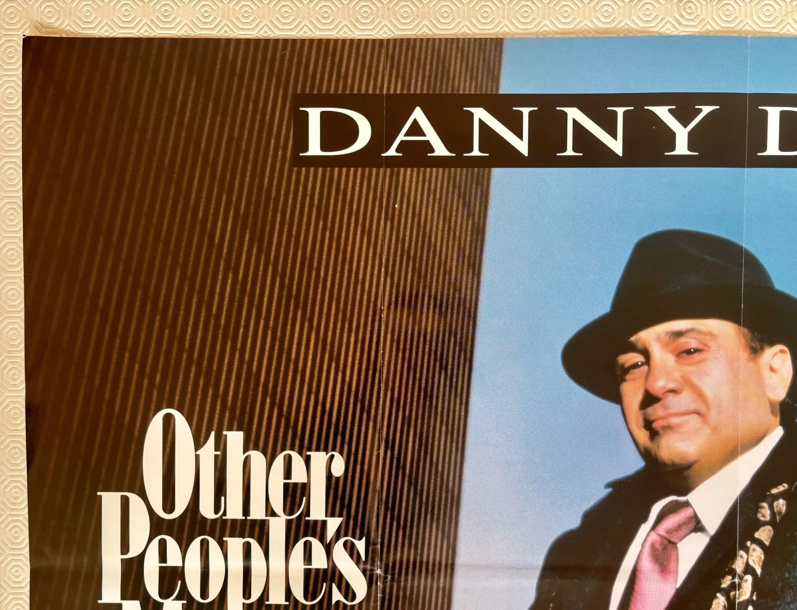 Other People's Money Original 1991 Quad Poster Danny DeVito Gregory Peck, image 5