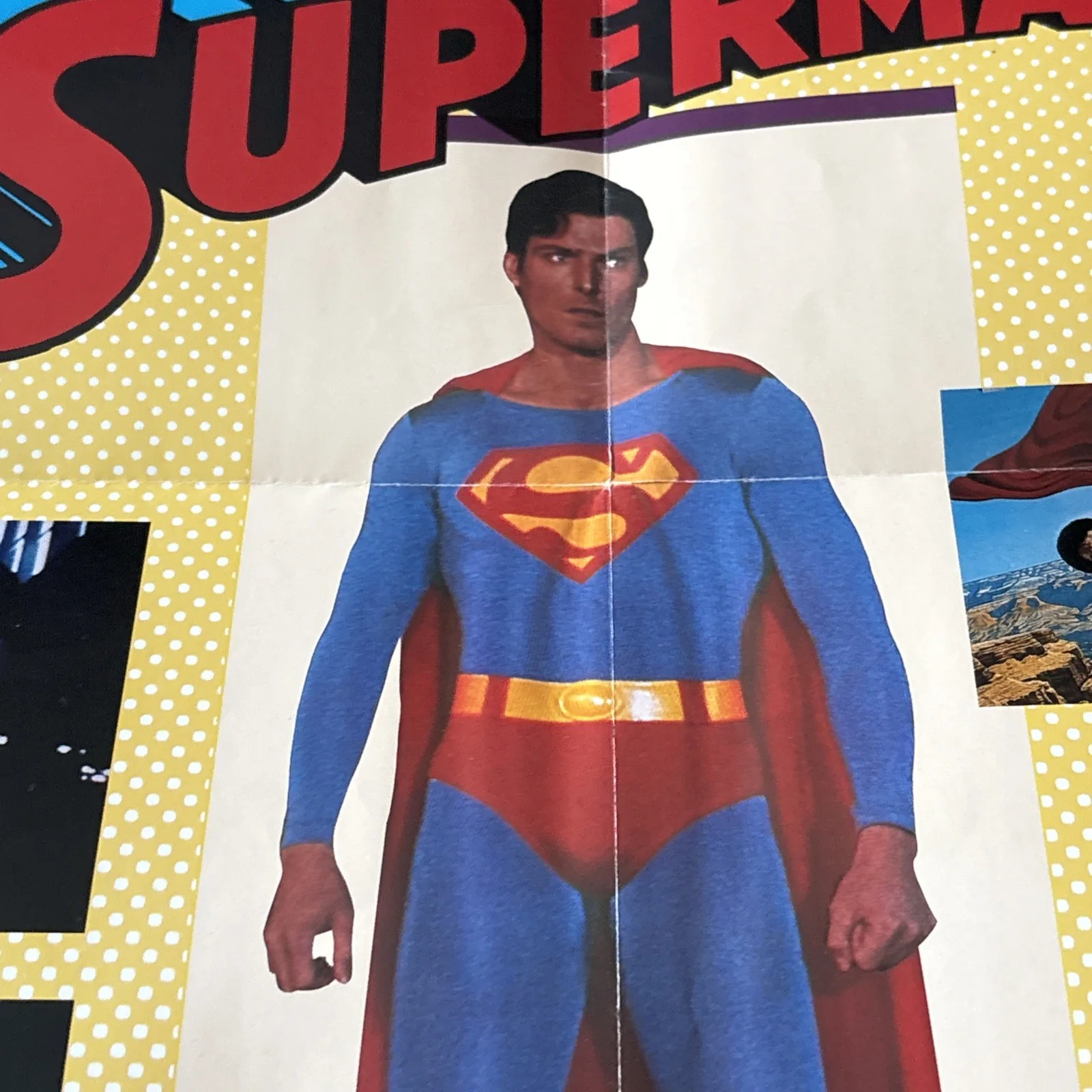 SUPERMAN 50TH BIRTHDAY 1987 Video Release POSTER DC Comics, image 5