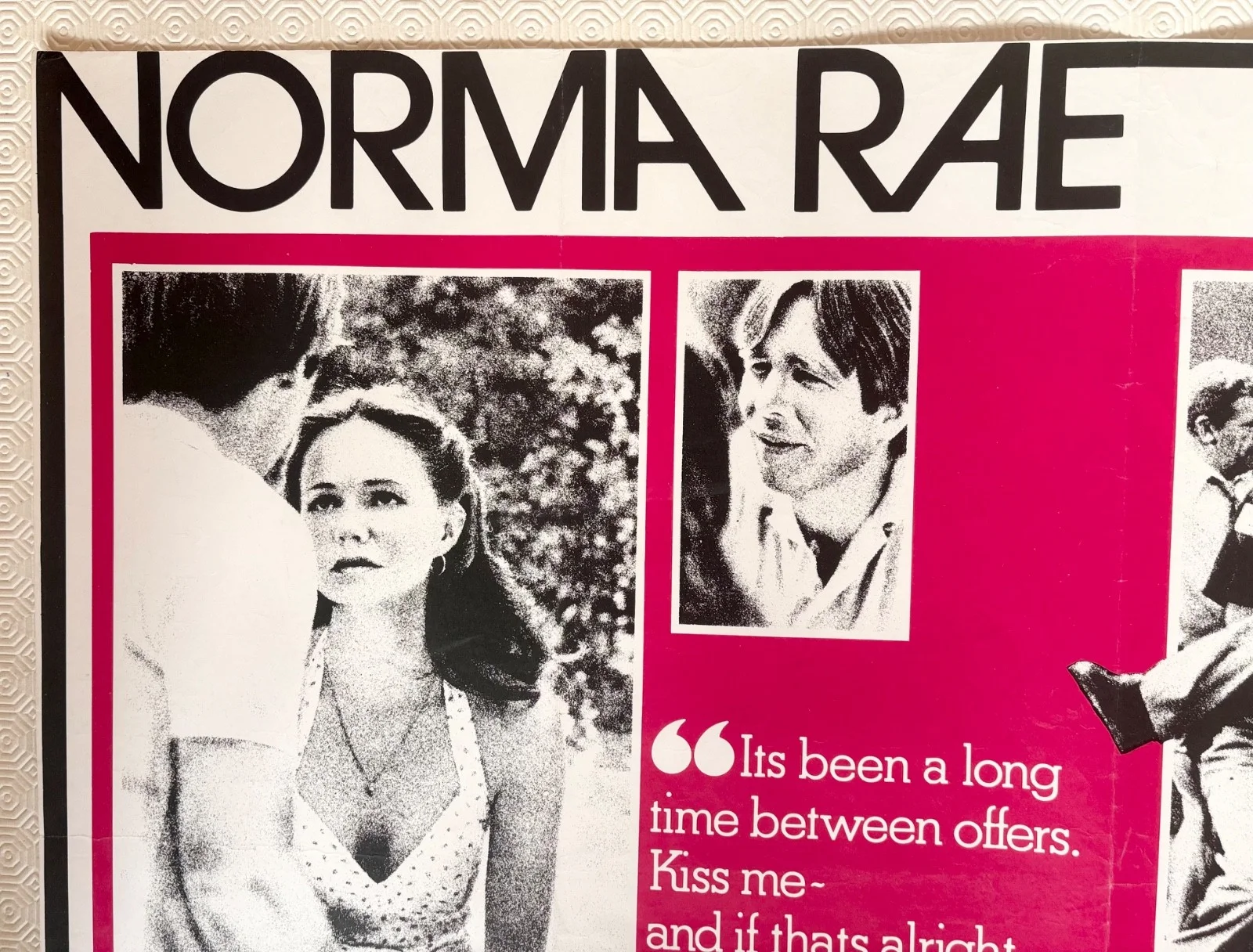 Norma Rae Original 1979 Quad Poster Sally Field Beau Bridges, изображение 5