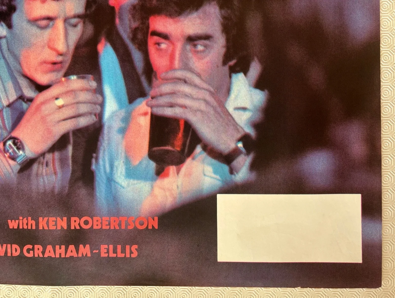 Nighthawks Original 1978 Quad Poster Ken Robertson Tony Westrope Ron Peck, image 3