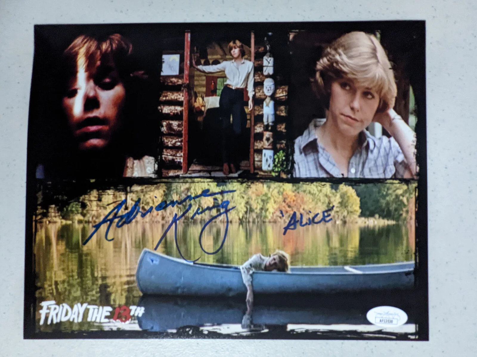 adrienne king — Adrienne KING Signed 8X10 Photo Jason Friday the 13th ALICE Autograph BAS JSA A