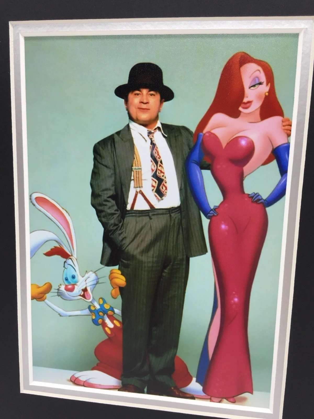RARE Bob Hoskins Who Framed Roger Rabbit Signed Photo Display + COA AUTOGRAPH, изображение 2