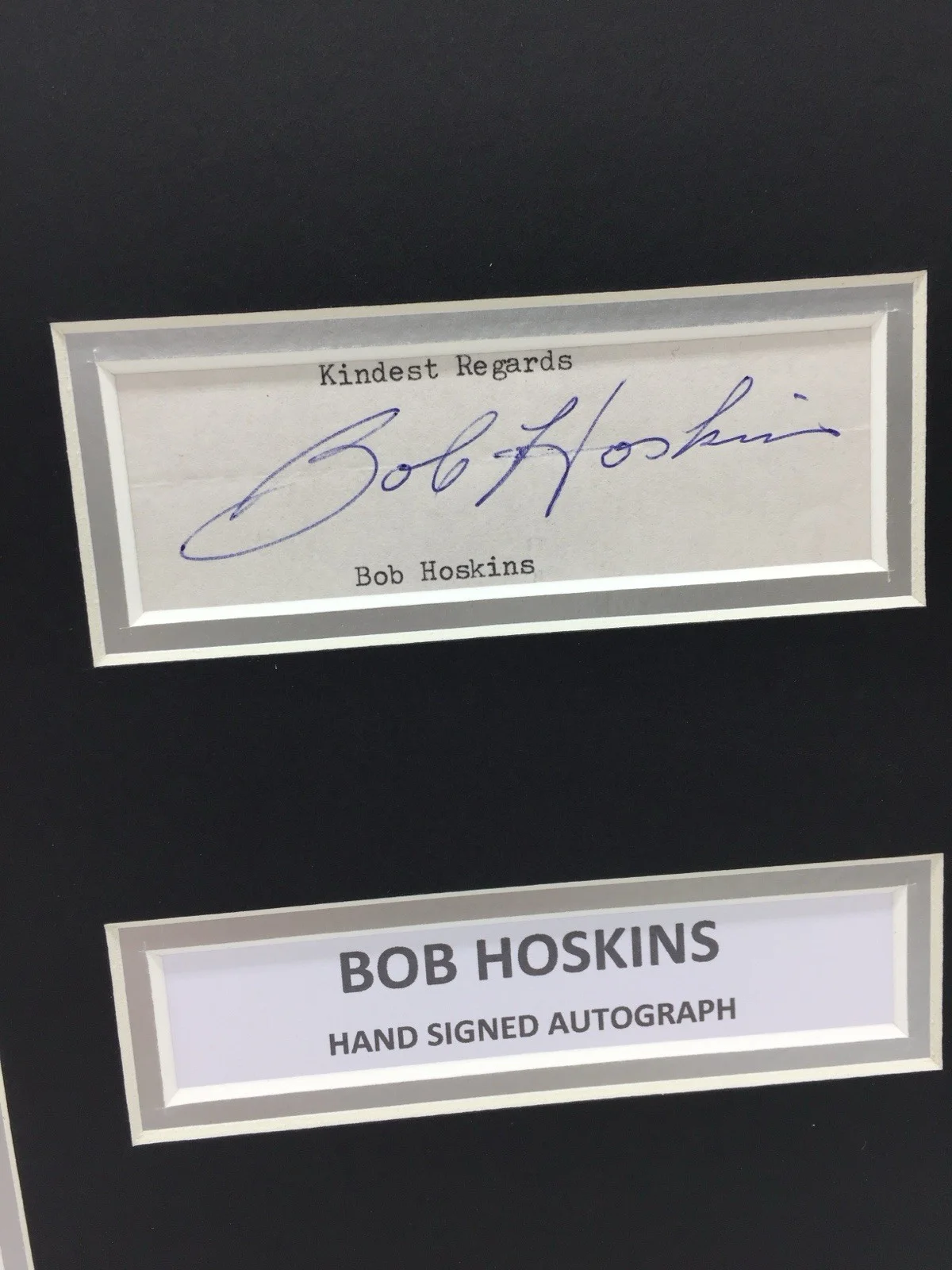 RARE Bob Hoskins Who Framed Roger Rabbit Signed Photo Display + COA AUTOGRAPH, изображение 3