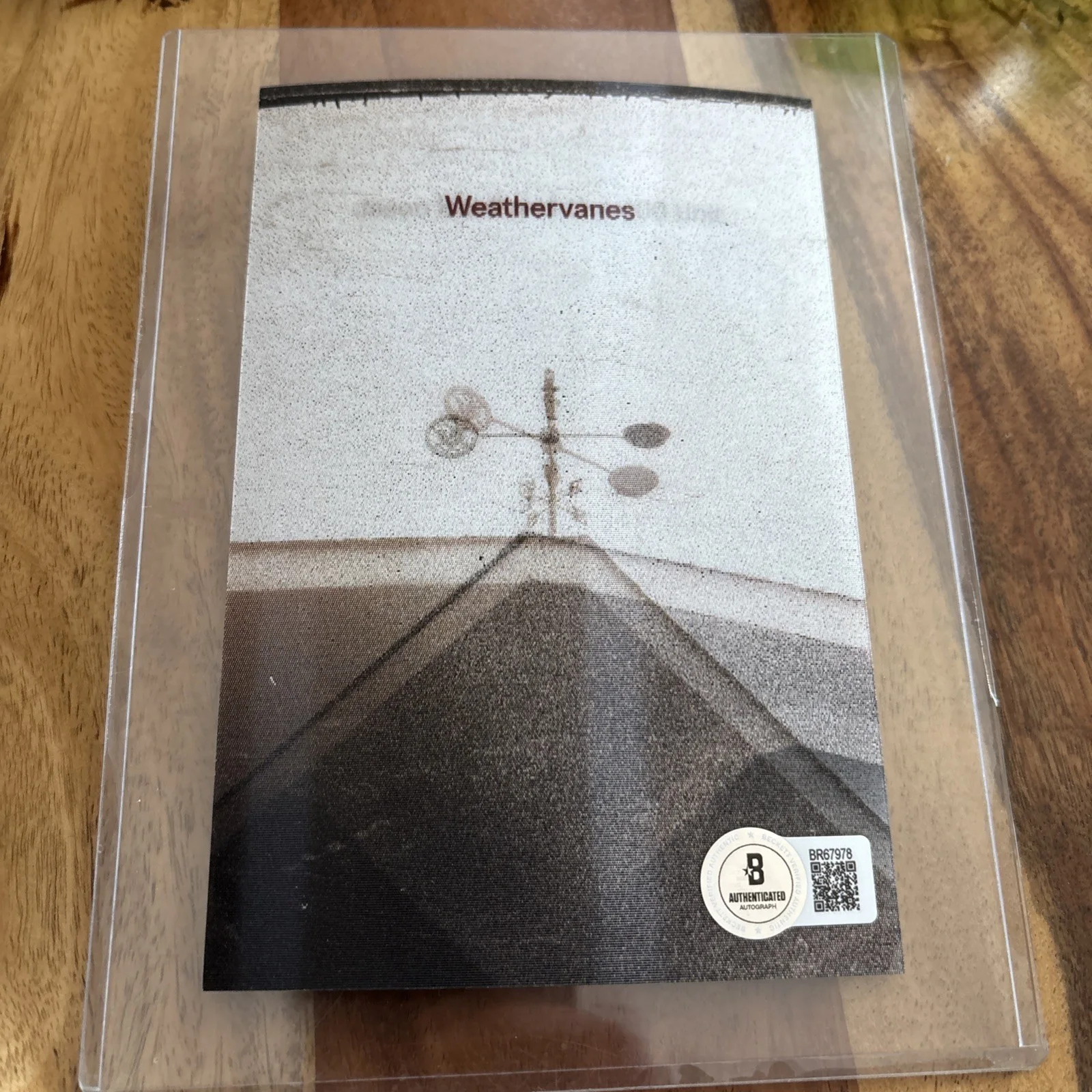 Jason Isbell Signed Lenticular Postcard 4x6 Beckett Authenticated Weathervanes, image 3