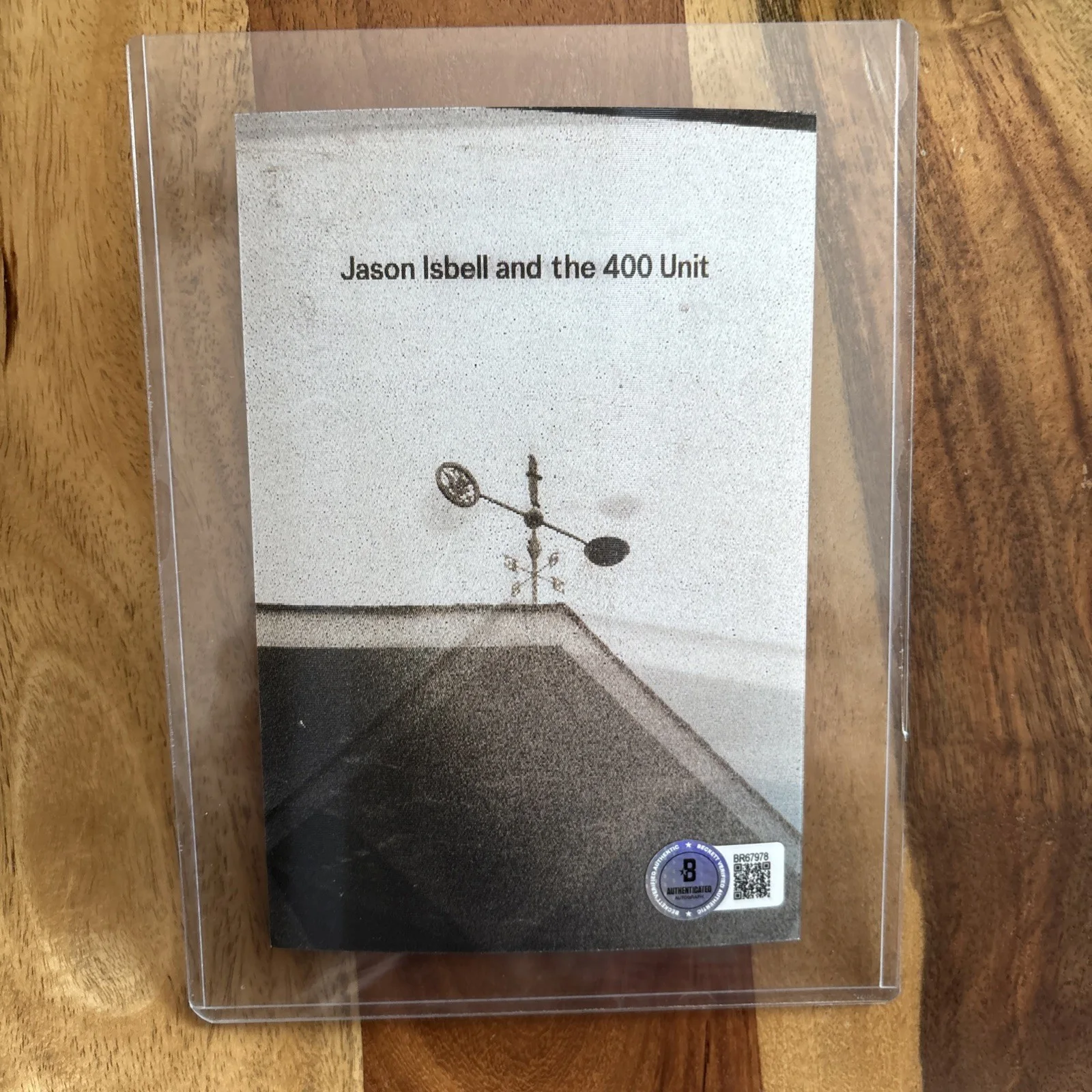 Jason Isbell Signed Lenticular Postcard 4x6 Beckett Authenticated Weathervanes, image 4