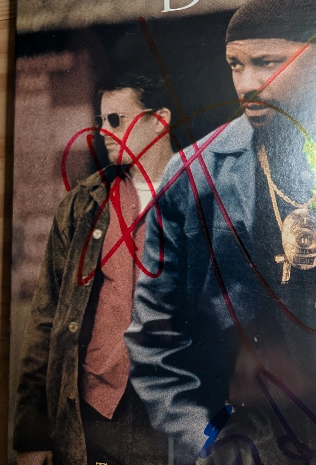 Denzel Washington/ Ethan Hawke — DENZEL WASHINGTON signed autograph TRAINING DAY dvd cover plus ETHAN HAWKE, image 4