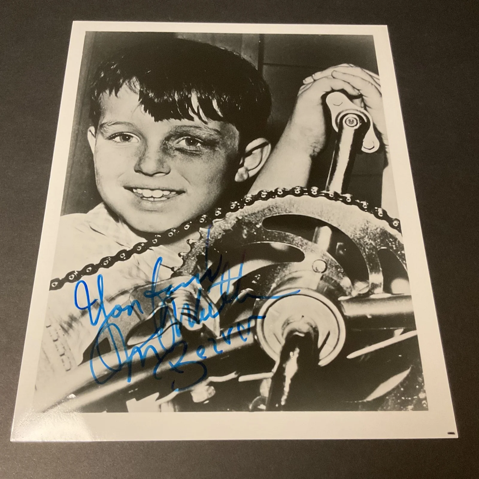 Jerry Mathers — Jerry Mathers Autographed 8x10 Photo Leave it to Beaver Hand Signed Photigraph