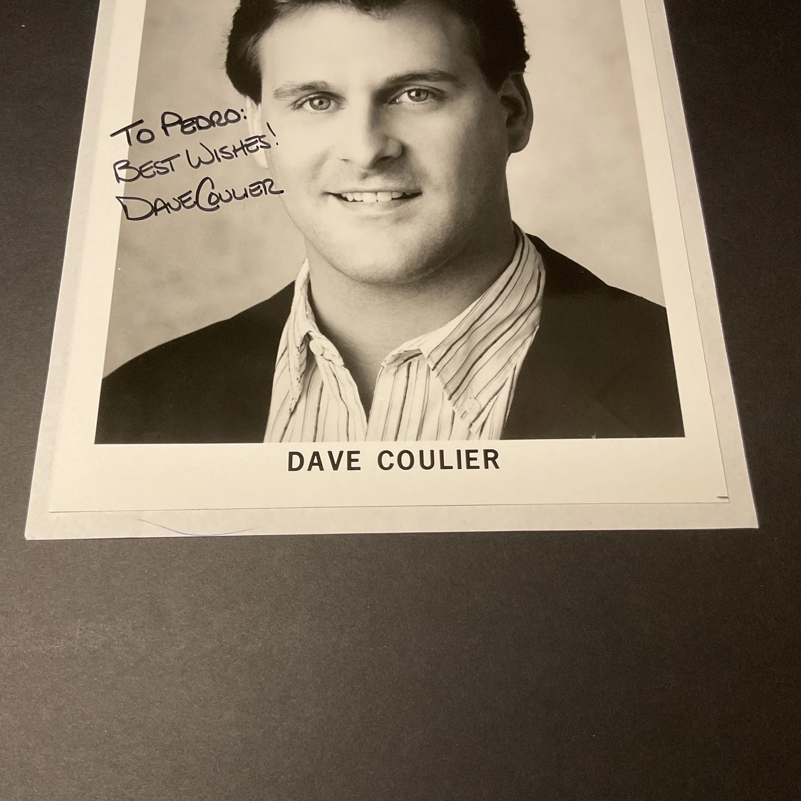 Dave Coulier — Dave Coulier Signed Autograph Photo Full House Joey Gladstone Personalized 'To, изображение 5