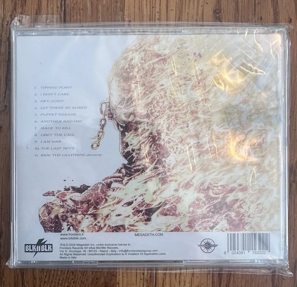 Megadeth Self Titled SIGNED CD Talk Shop Live Exclusive IN HAND READY TO SHIP ✅, изображение 2