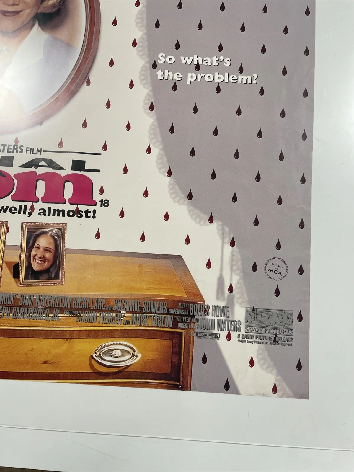 Serial Mom 1994 Original Quad Movie Poster 30x40 Inches, изображение 5