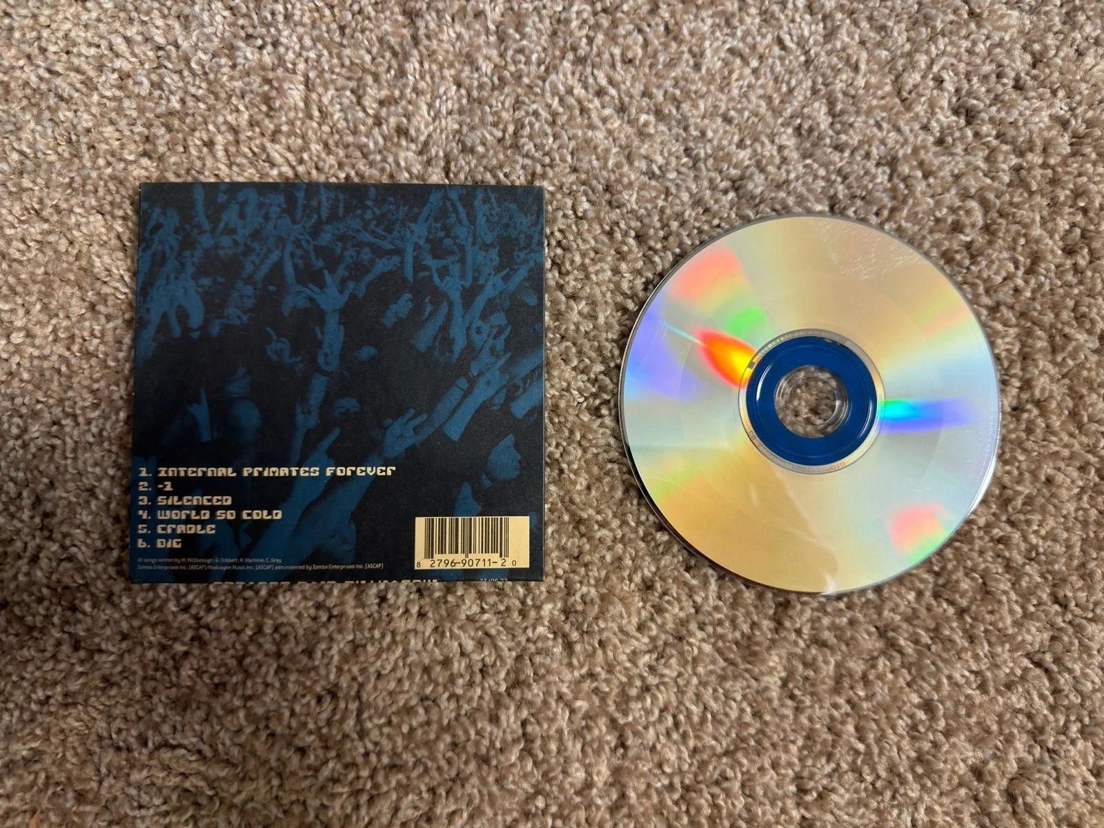Mudvayne Live Bootleg CD Autographed Booklet Original Signed Rare OOP, image 2