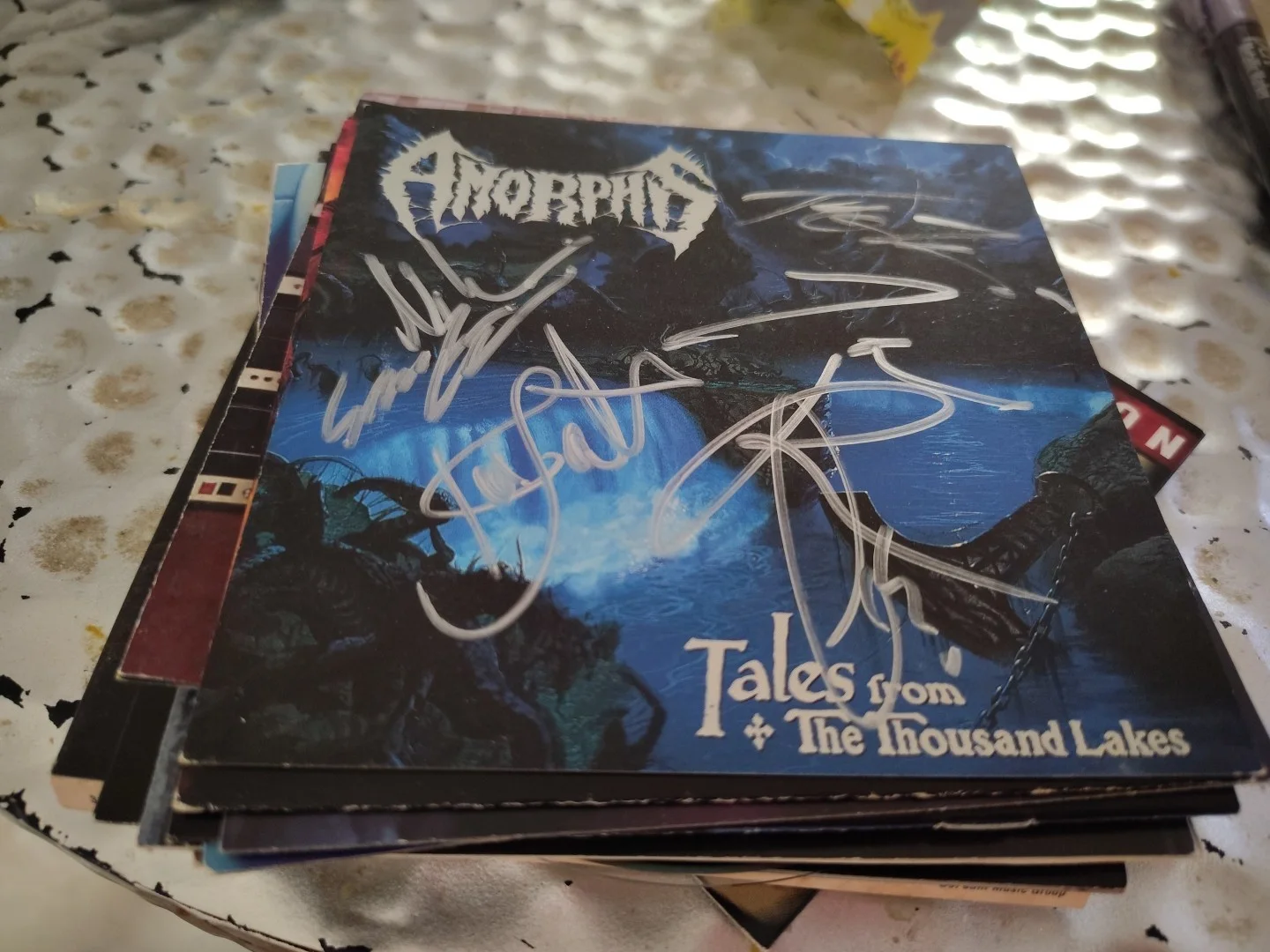 Amorphis Band Signed CD Booklet, изображение 2