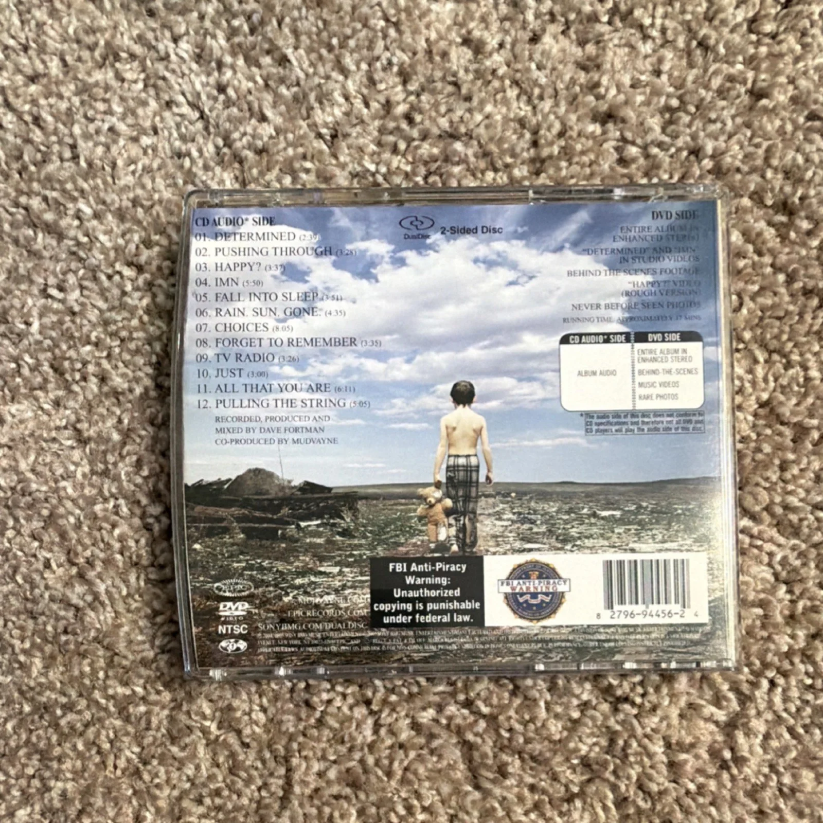 Mudvayne Lost and Found DualDisc CD Autographed Booklet Original Signed, image 2