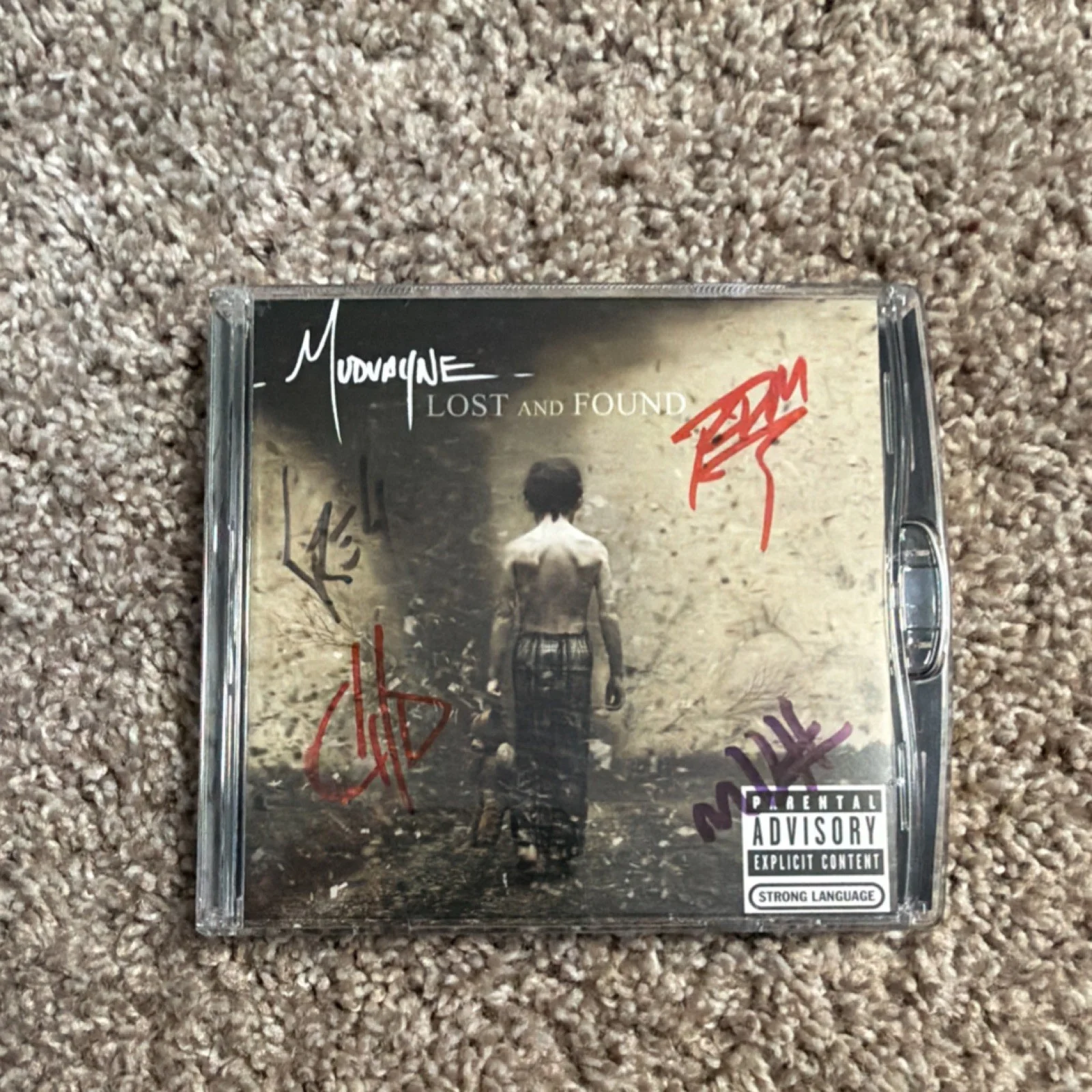 Mudvayne Lost and Found DualDisc CD Autographed Booklet Original Signed, image 3