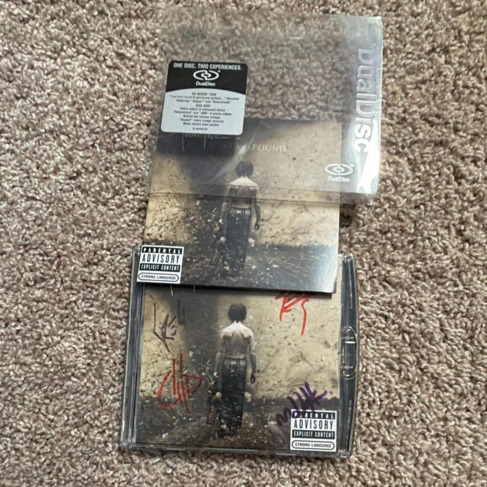 Mudvayne Lost and Found DualDisc CD Autographed Booklet Original Signed, image 5