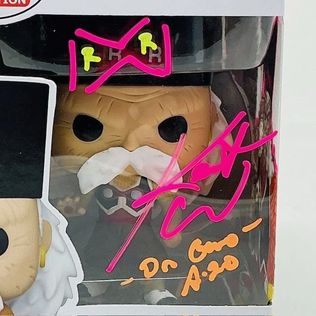 Kent Williams — Kent Williams Autographed Dr. Gero Dragon Ball Z Funko Pop #950 With Art Work OC, image 2