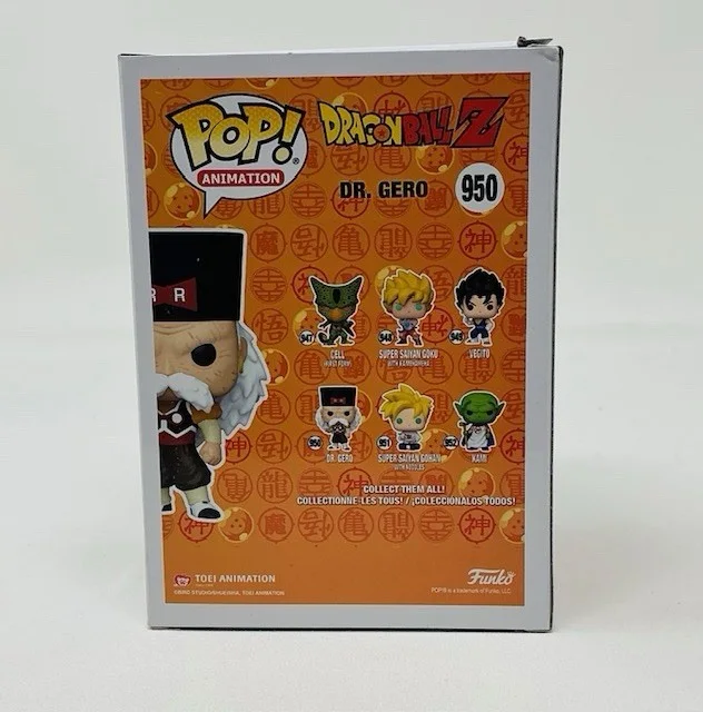 Kent Williams — Kent Williams Autographed Dr. Gero Dragon Ball Z Funko Pop #950 With Art Work OC, image 4