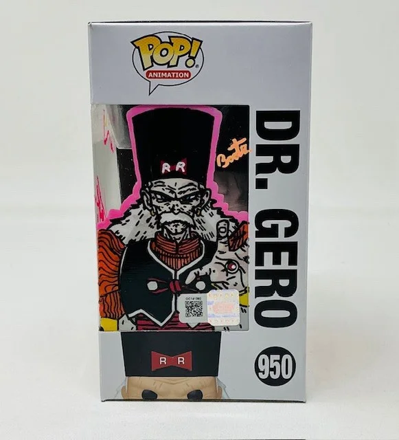 Kent Williams — Kent Williams Autographed Dr. Gero Dragon Ball Z Funko Pop #950 With Art Work OC, image 5