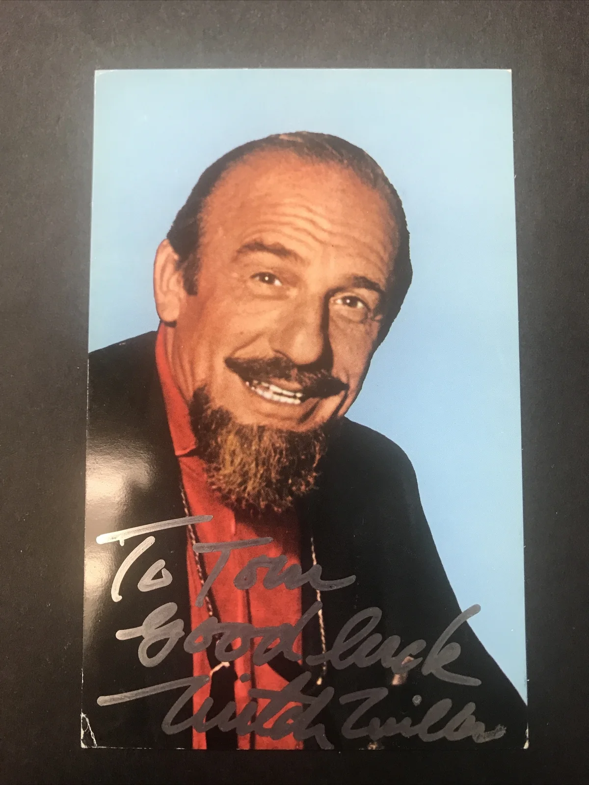 Mitch Miller Musician Signed Postcard 3.5x5.5 JSA Certified Personalized Auto, image 2