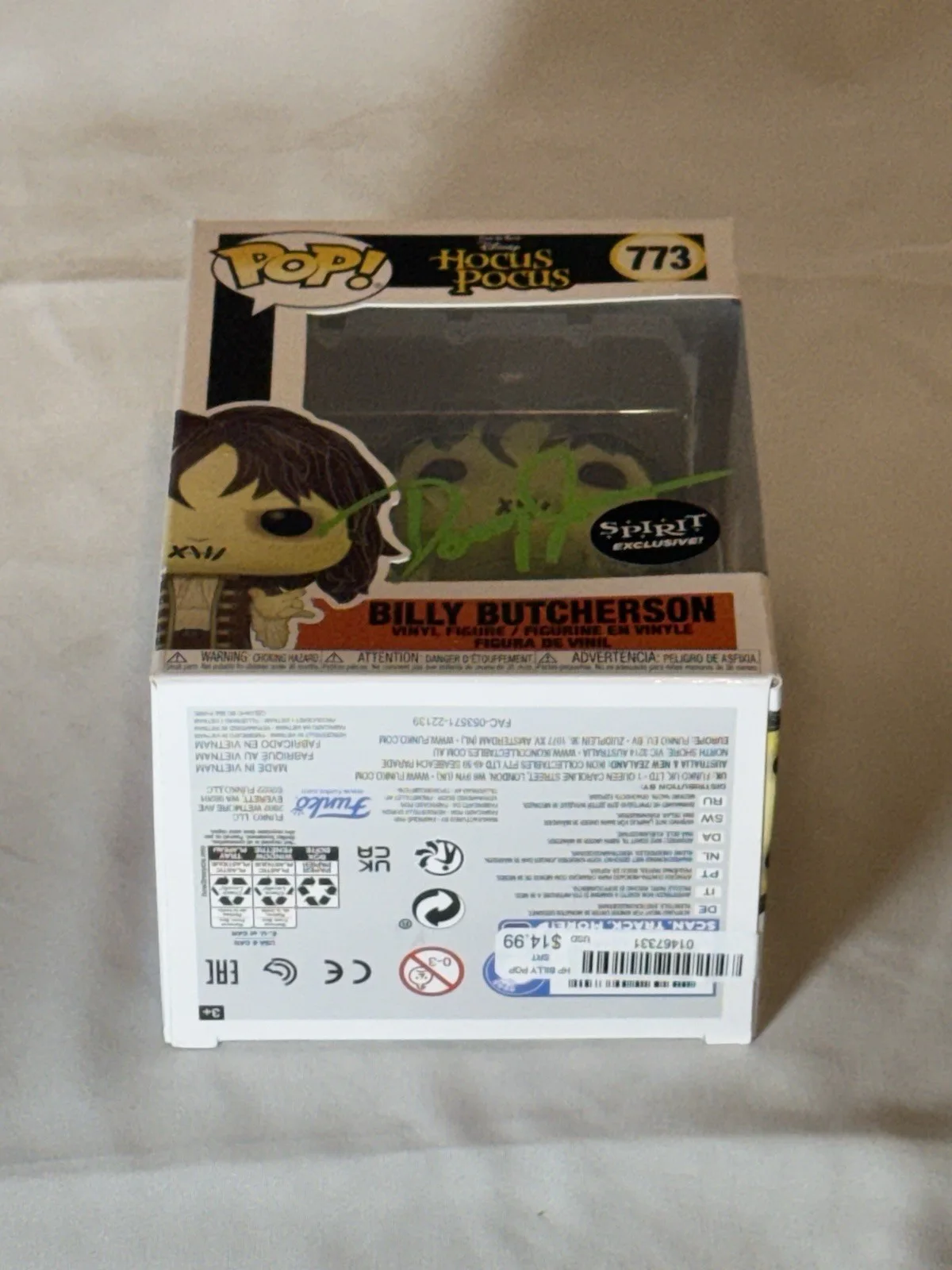 Doug Jones Signed Funko Pop Billy Butcherson Hocus Pocus **no COA** Brand New, image 5