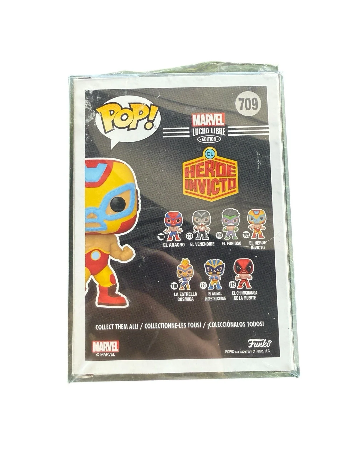 MICK WINGERT Signed Funko Pop Marvel EL HEROE INVICTO Iron Man beckett Autograph, image 3