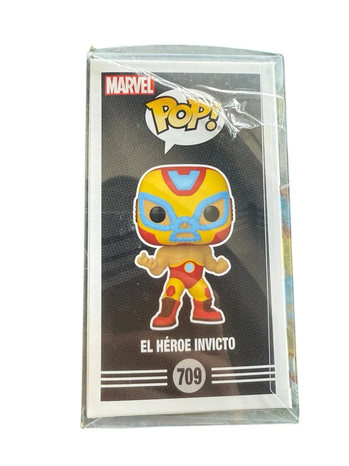 MICK WINGERT Signed Funko Pop Marvel EL HEROE INVICTO Iron Man beckett Autograph, image 4