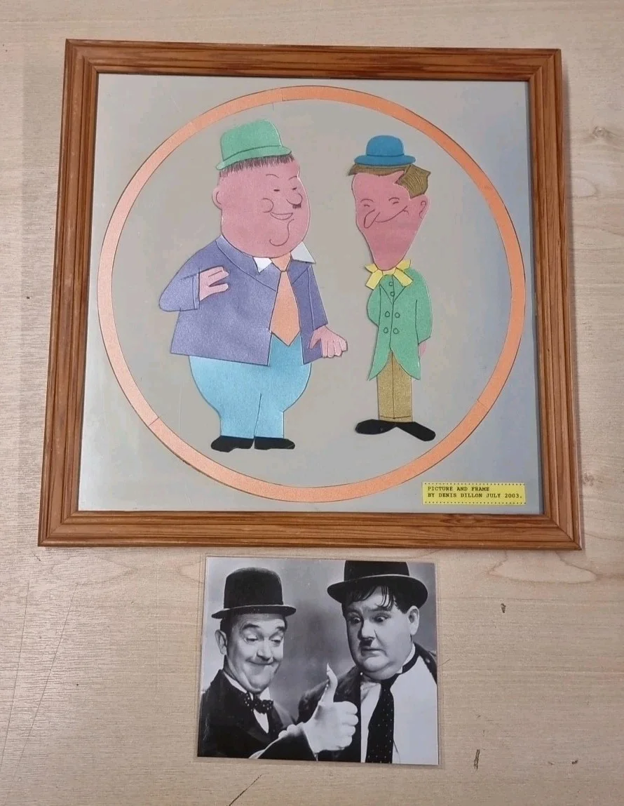 Laurel & Hardy Art Work And Photo Classic Movie Collectors, image 4