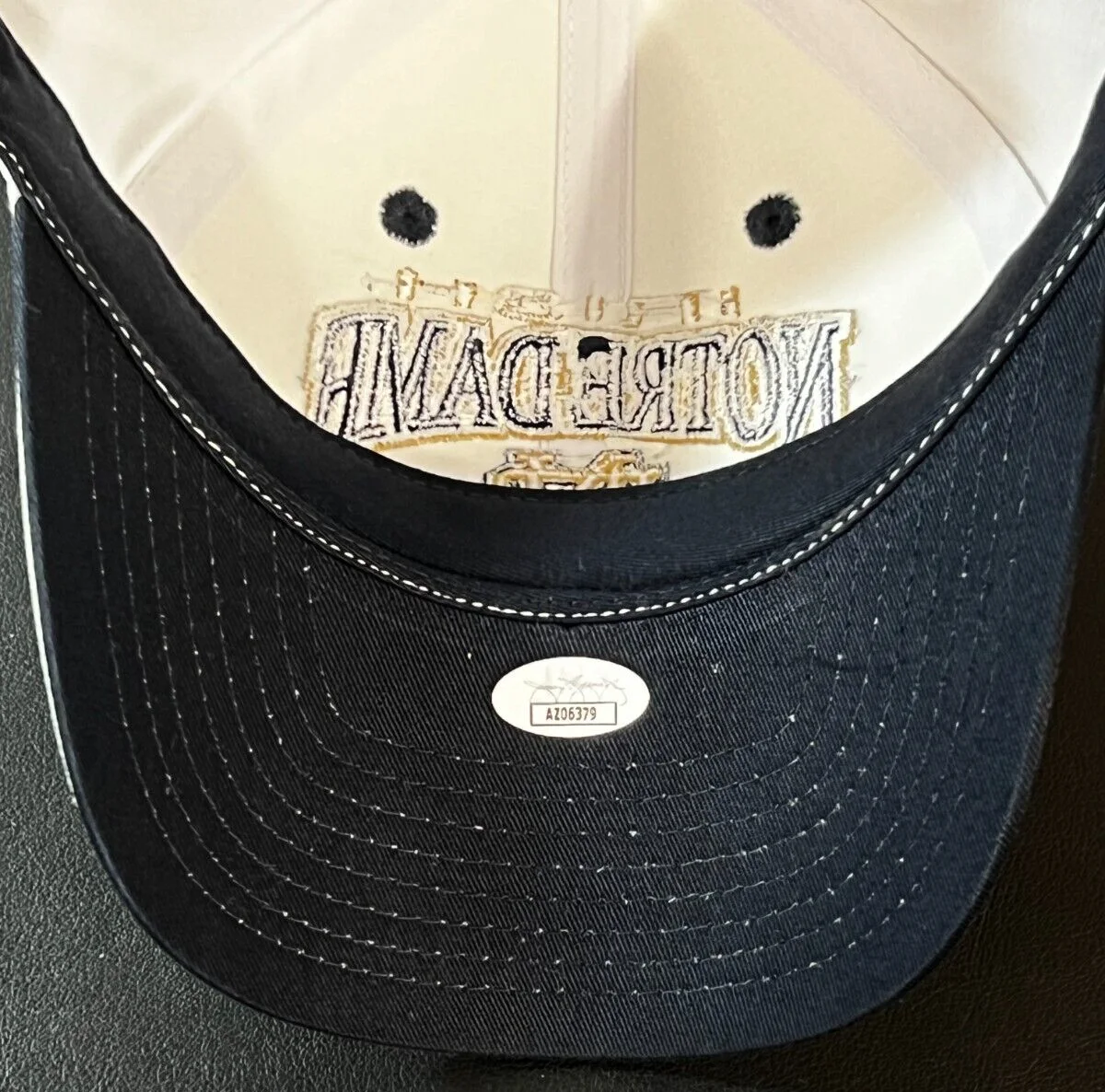 Regis Philbin — Regis Philbin Signed Notre Dame NCAA Hat JSA AUTO TV Host 'Fighting Irish' WOW!, image 3