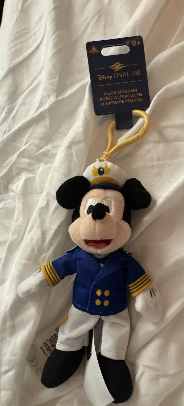Donnie Dunagan — Mickey Mouse , Keychain, Plush , Disney Cruise Line Rare