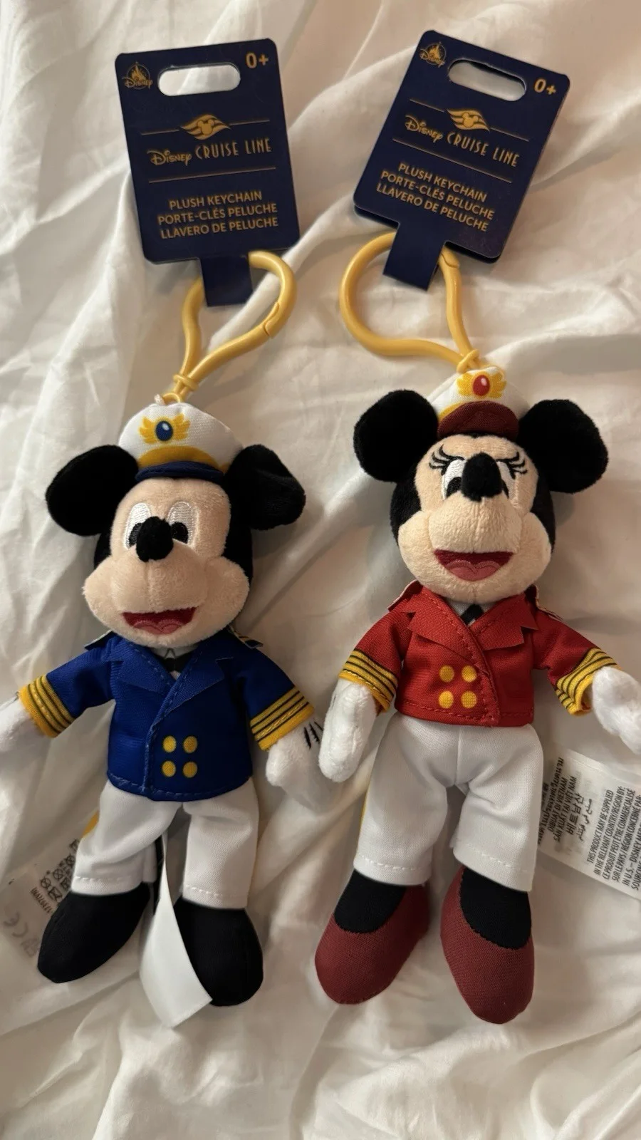 Donnie Dunagan — Mickey Mouse , Minnie Mouse , Keychain, Plush , Disney Cruise Line Rare