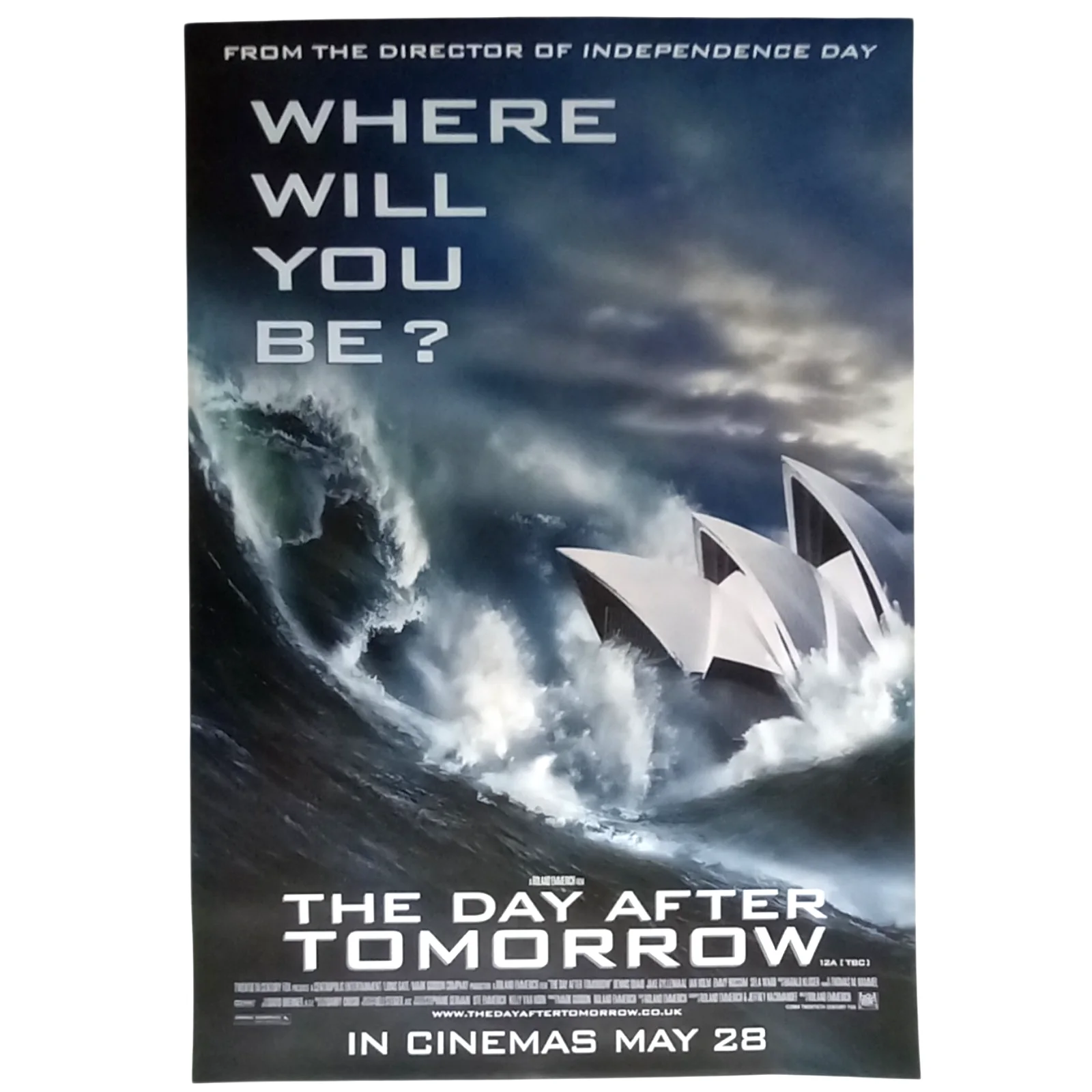 The Day After Tomorrow (2004) Original D/S UK One-Sheet Poster, 'SYDNEY', изображение 2