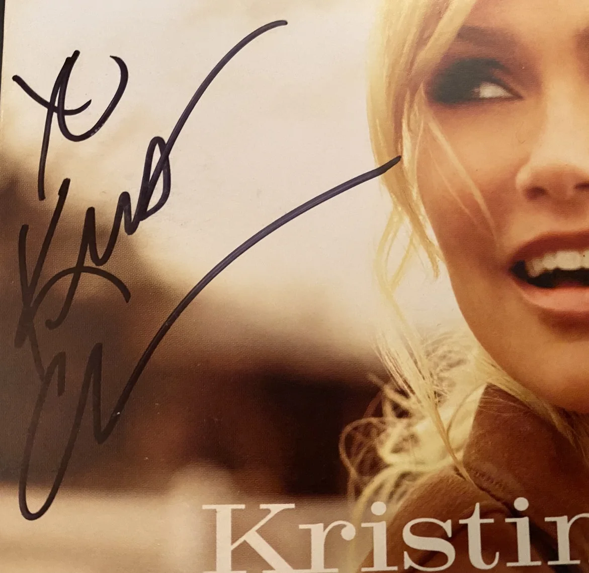 SIGNED/ AUTOGRAPHED Kristin Chenoweth "Some Lessons Learned" cd braodway vocal, image 2