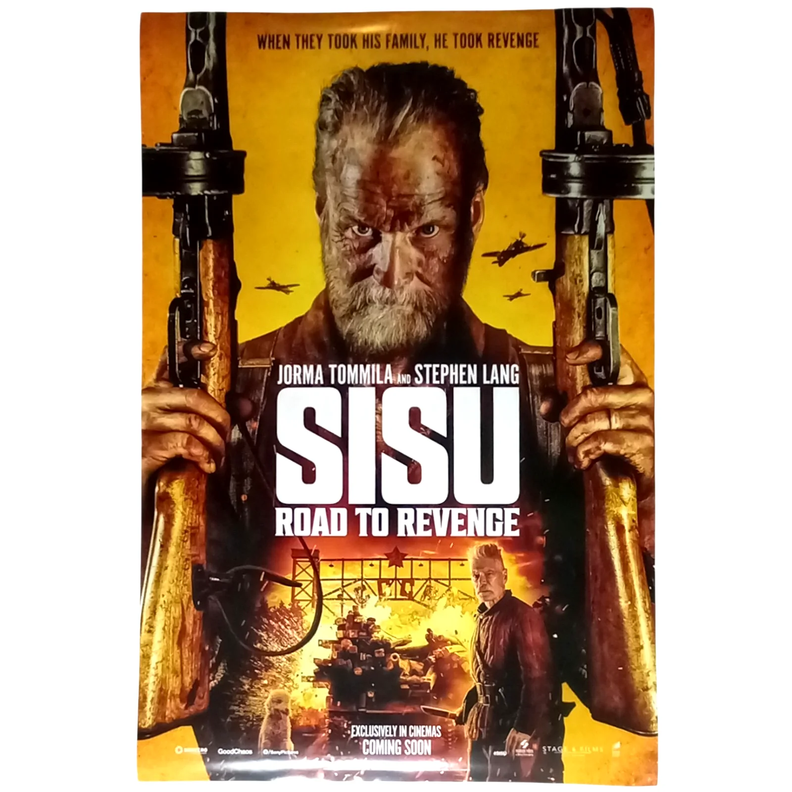 Sisu: Road to Revenge (2025) Original D/S One-Sheet Poster, Jorma Tommila, изображение 2