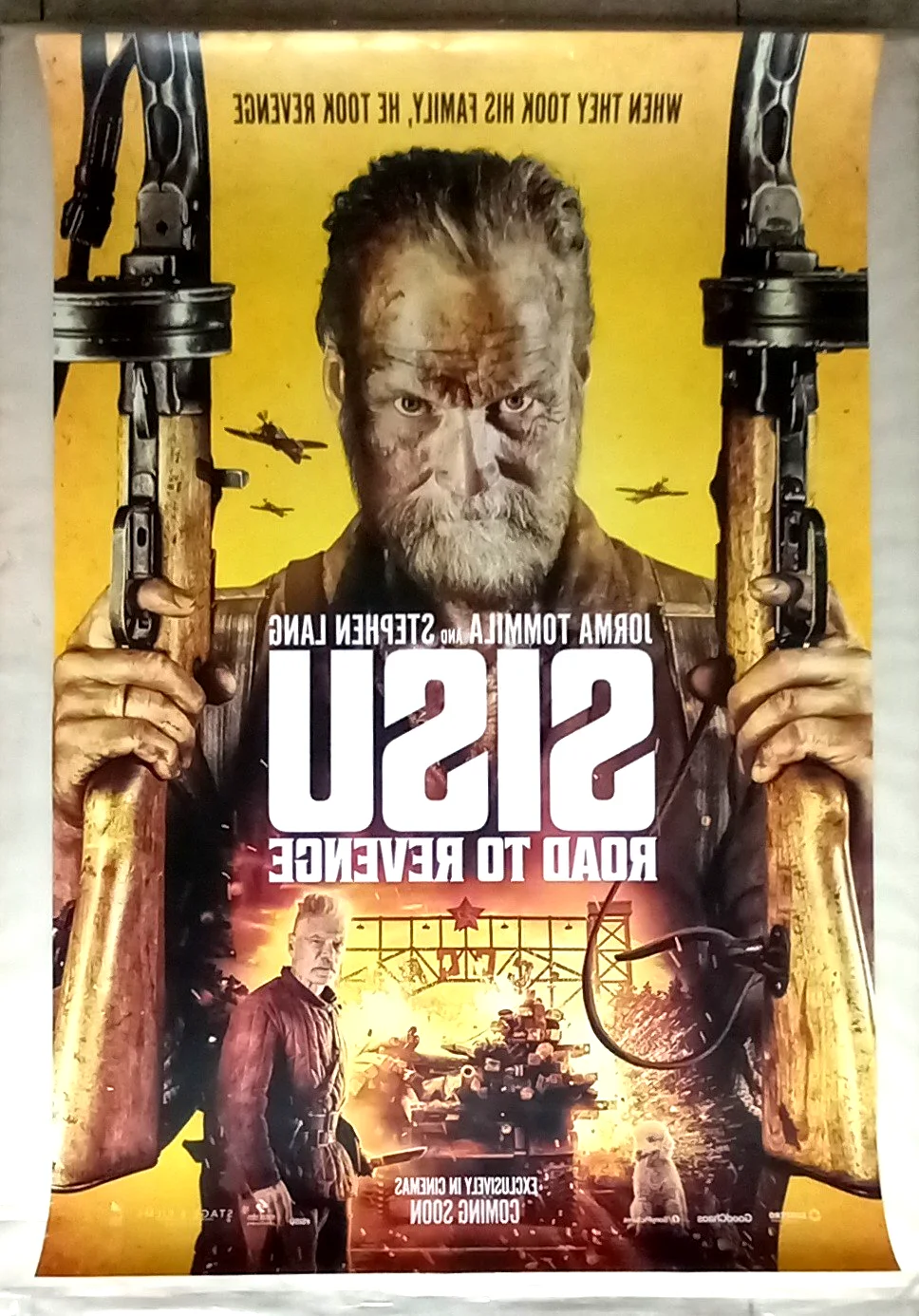 Sisu: Road to Revenge (2025) Original D/S One-Sheet Poster, Jorma Tommila, изображение 3